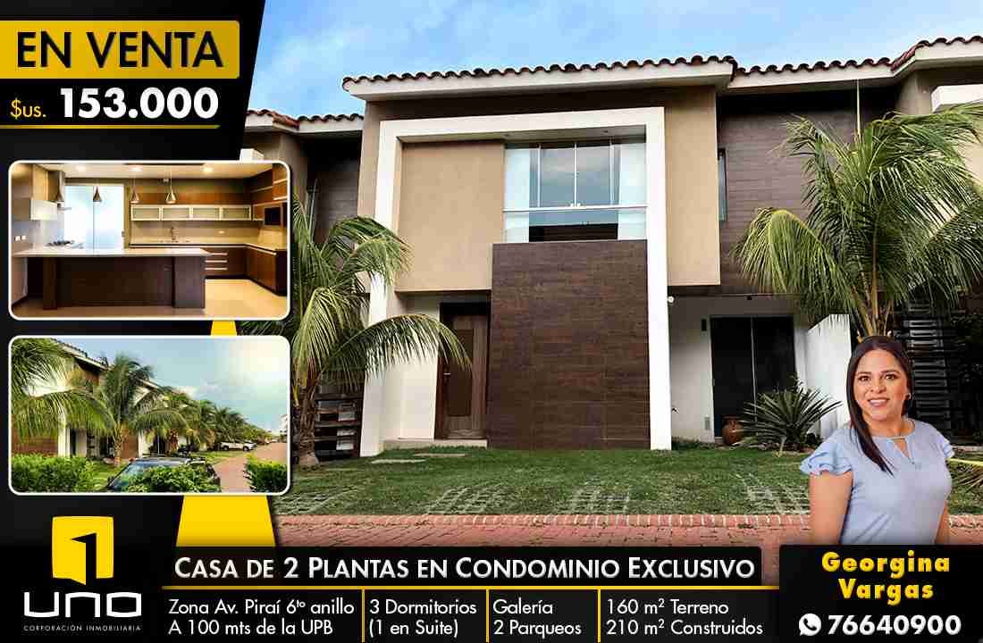 Casa de 2 plantas en condominio exclusivo «Palma Canaria»