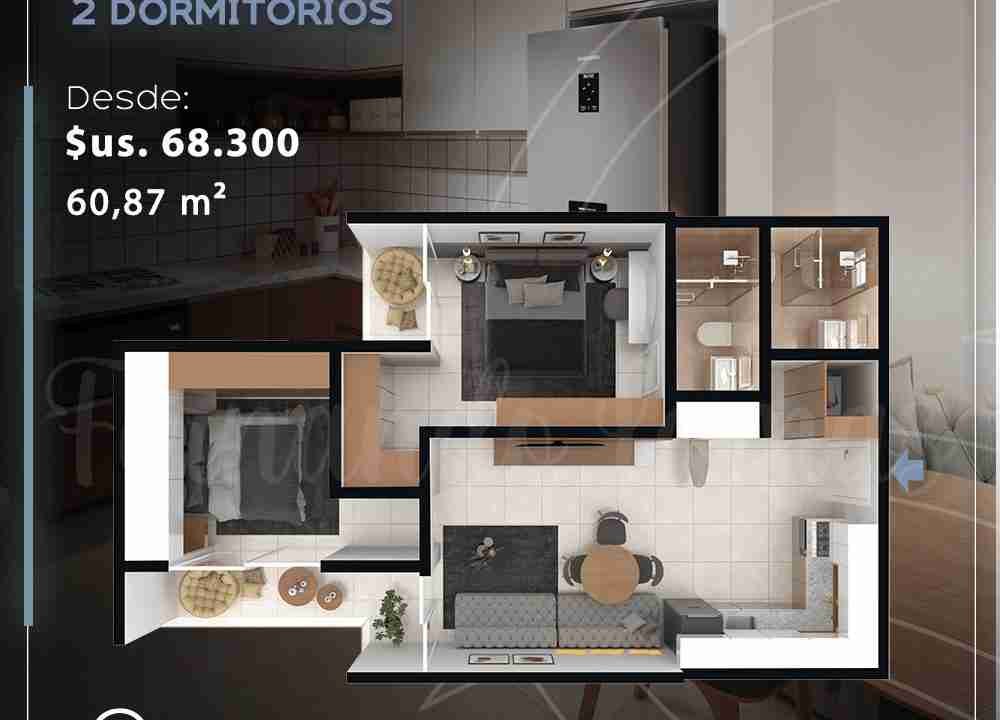 Preventa departamentos monoambiente, 1 dormitorio, 2 dormitorios, zona norte, equipetrol, avenida la salle, Santa Cruz, Bolivia (32)